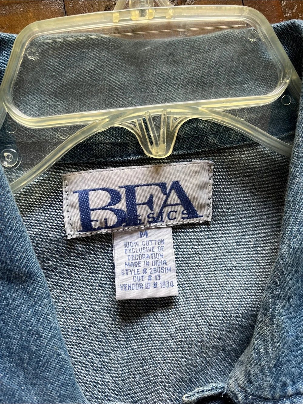 BFA classics made in India vintage jacket size M